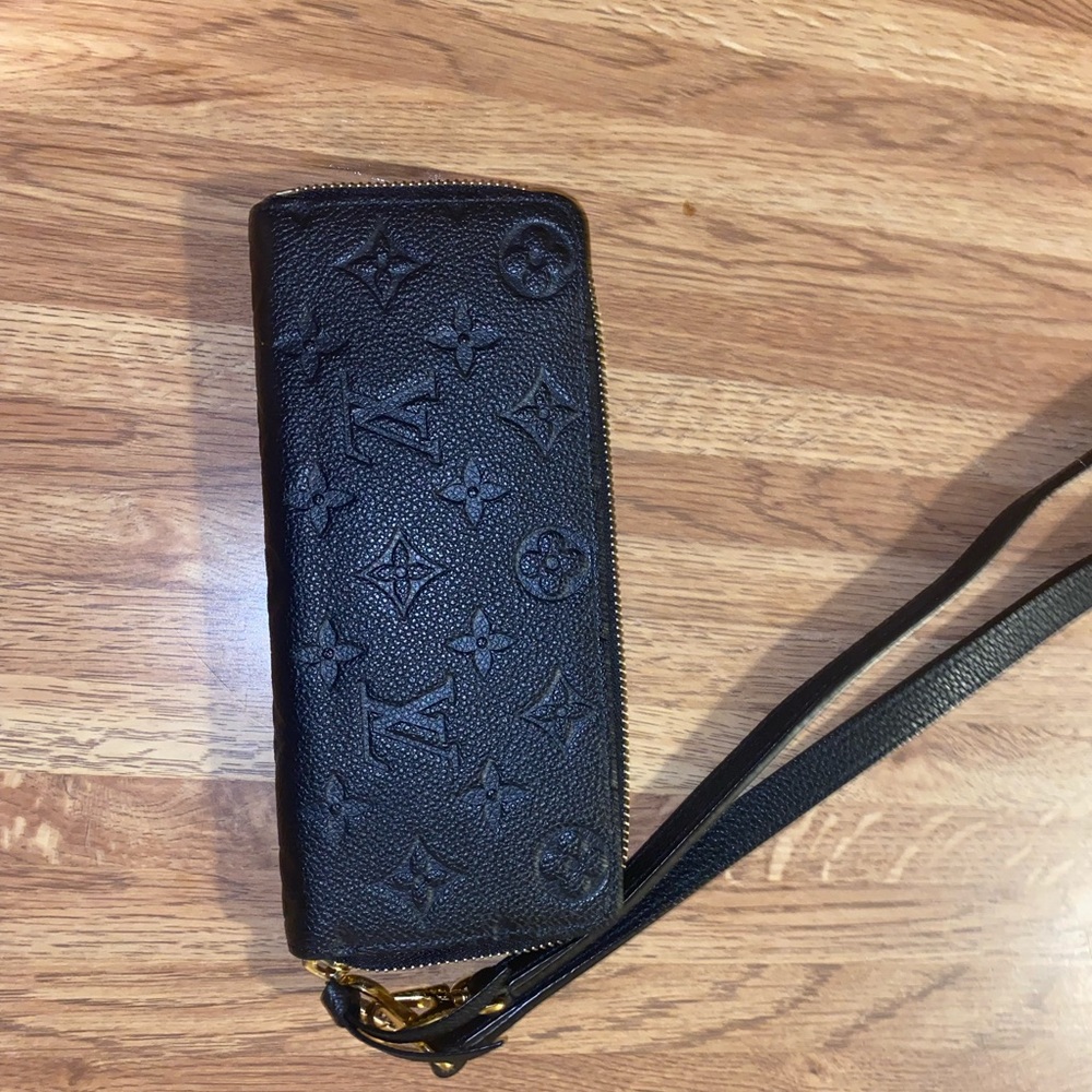 OBO- Black Louis Vuitton wallet